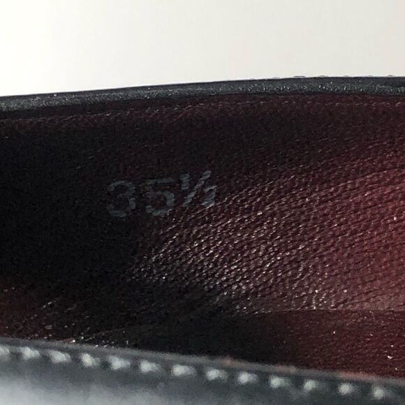 Tod’s Sz EU 35.5 Black Leather Heels - Picture 6 of 6